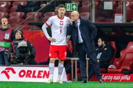 Robert Lewandowski i Michał Probierz