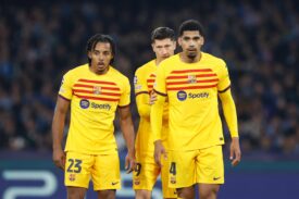 Jules Kounde, Robert Lewandowski i Ronald Araujo
