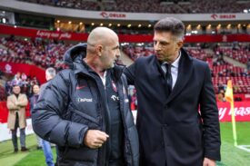 Mateusz Borek i Michał Probierz