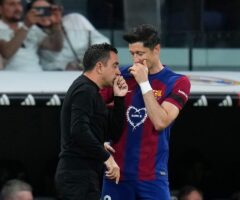 Lewandowski i Xavi