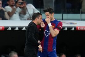 Lewandowski i Xavi