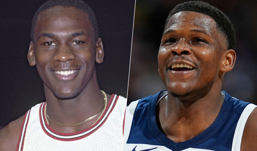Michael Jordan i Anthony Edwards