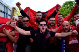 Kibice reprezentacji Albanii