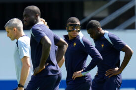 Mbappe Francja trening