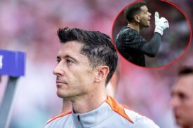 Robert Lewandowski i Wojciech Szczęsny