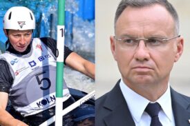 Klaudia Zwolińska i Andrzej Duda
