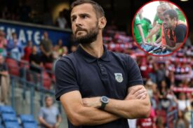 Łobodziński i prezes Arki