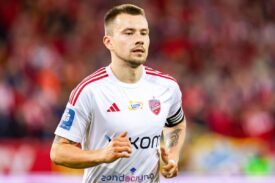 Fran Tudor na stadionie Widzewa Łódź