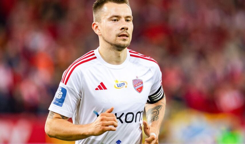Fran Tudor na stadionie Widzewa Łódź