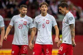 Patryk Peda na meczu z Mołdawią PGE Narodowy