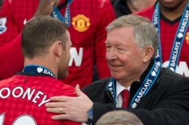 Wayne Rooney, sir Alex Ferguson