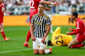 Arkadiusz Milik w meczu Juventus - Monza