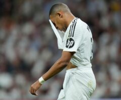 Kylian Mbappe w trakcie meczu Realu Madryt