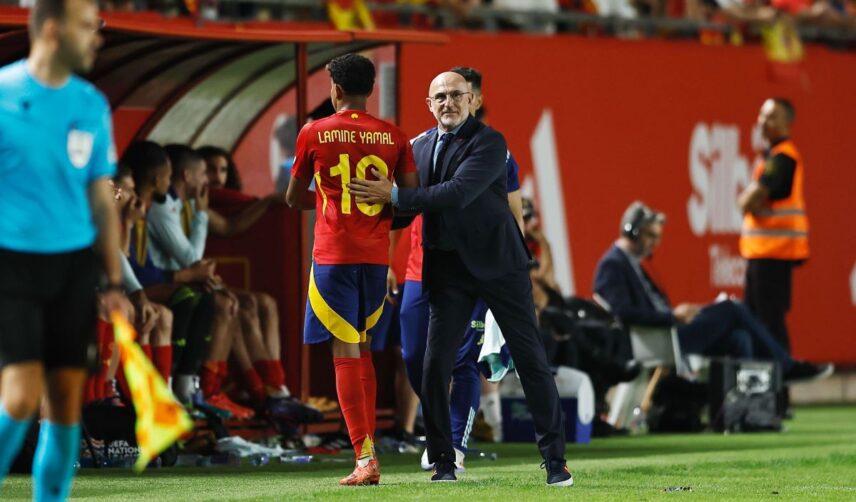 Lamine Yamal i Luis de la Fuente