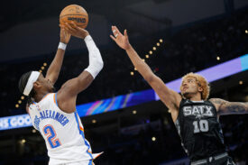 Shai Gilgeous-Alexander i Jeremy Sochan