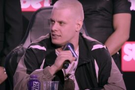 Tazzy na konferencji przed fame the freak