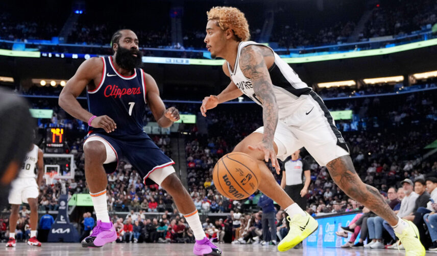 James Harden i Jeremy Sochan