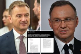 Sławomir Nitras Andrzej Duda list