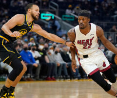 Stephen Curry i Jimmy Butler