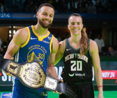 Stephen Curry i Sabrina Ionescu