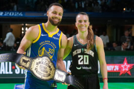 Stephen Curry i Sabrina Ionescu