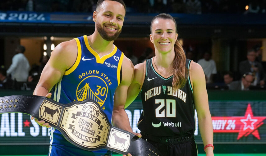 Stephen Curry i Sabrina Ionescu