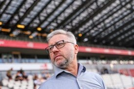 Jerzy Brzęczek podczas meczu reprezentacji Polski U-21