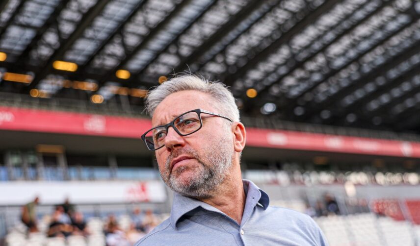 Jerzy Brzęczek podczas meczu reprezentacji Polski U-21