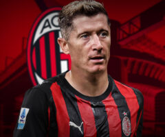 Robert Lewandowski a AC Milan