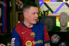 Tomasz Ćwiąkała podczas występu w Kanale Sportowym