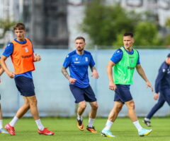 Radosław Murawski podczas treningu w Lechu Poznań