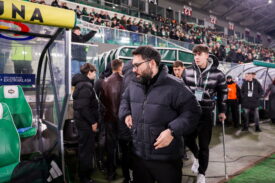 Goncalo Feio podczas meczu Radomiak Radom - Korona Kielce