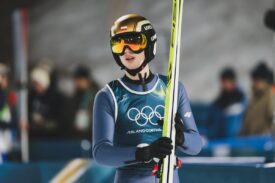 Kacper Tomasiak w Predazzo