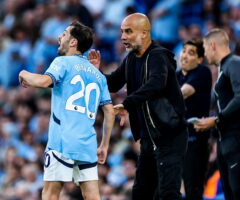 Bernardo Silva i Pep Guardiola