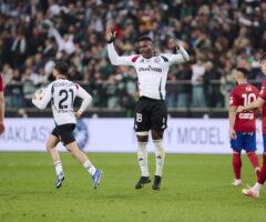 Legia Warszawa - Rakow Czestochowa. Jean-Pierre Nsame