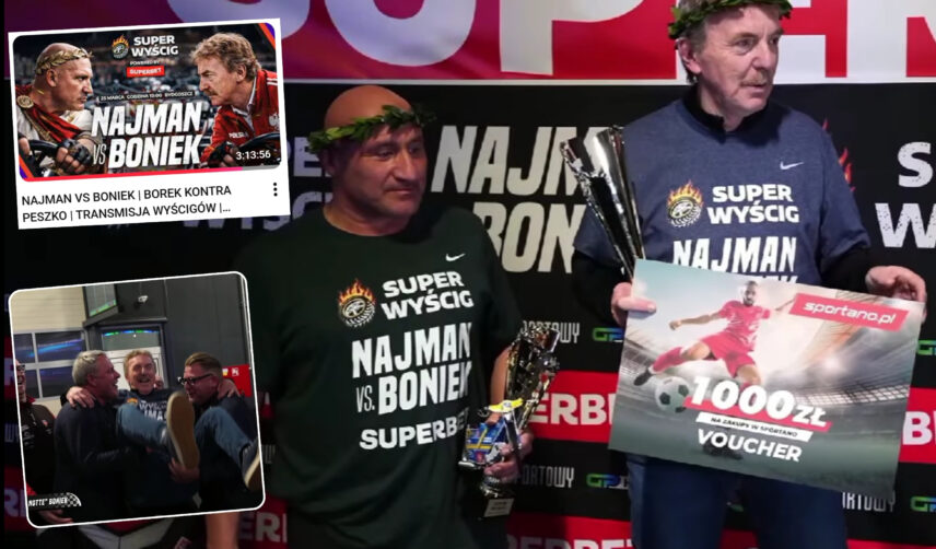 Zbigniew Boniek i Marcin Najman