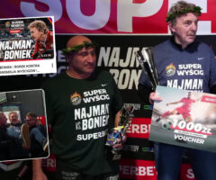 Zbigniew Boniek i Marcin Najman