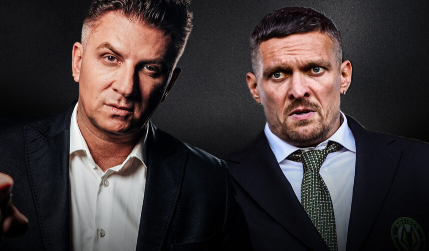 Mateusz Borek i Ołeksander Usyk