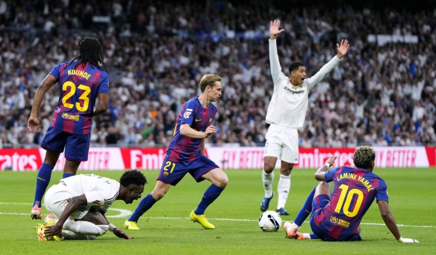 Piłkarze Realu Madryt i FC Barcelony
