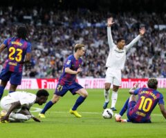 Piłkarze Realu Madryt i FC Barcelony