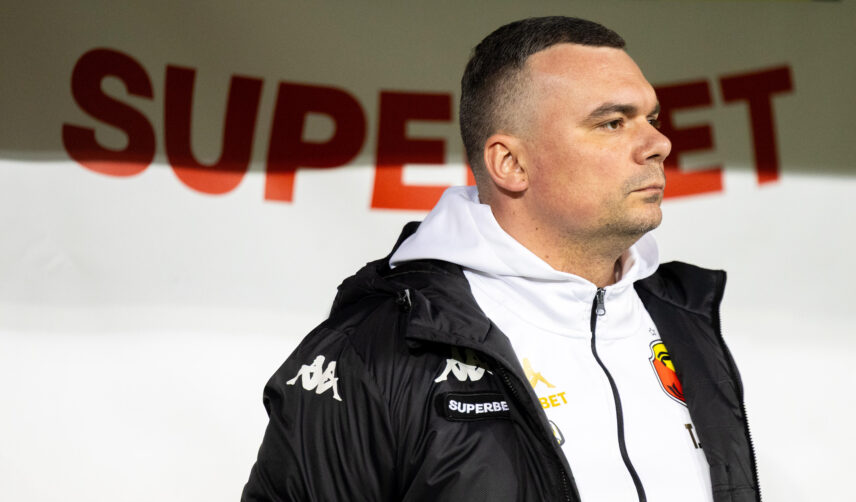 Trener Jagiellonii Adrian Siemieniec