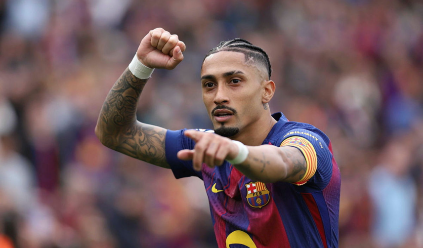 Rapnhinha w meczu FC Barcelony