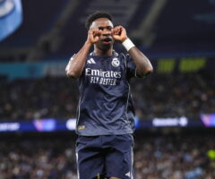 Vinicius Junior po golu dla Realu Madryt