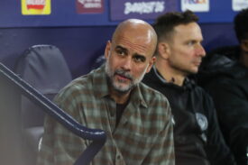 Pep Guardiola na ławce Manchesteru City