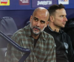 Pep Guardiola na ławce Manchesteru City