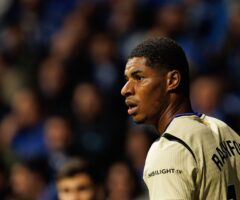 Marcus Rashford w meczu z Realem Oviedo