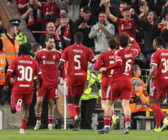 Piłkarze Liverpoolu w meczu z Galatasaray