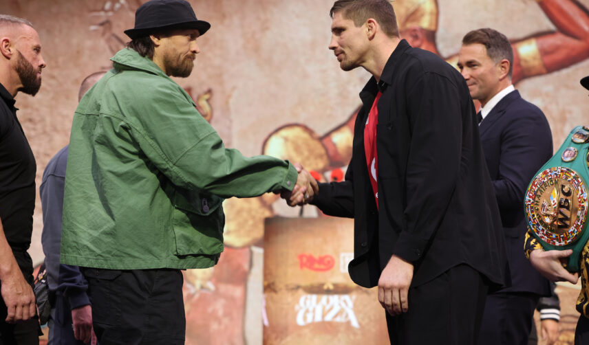 Ołeksandr Usyk i Rico Verhoeven