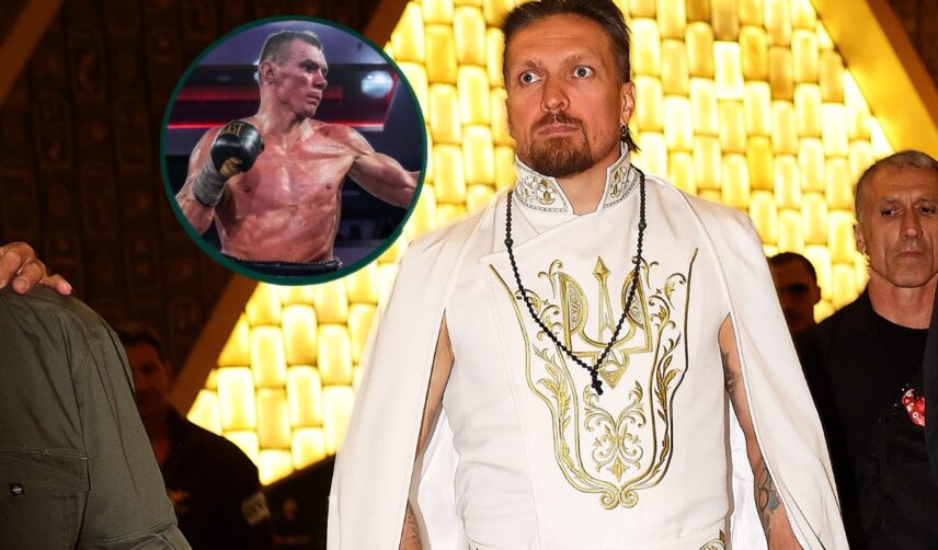Ołeksandr Usyk i Mateusz Masternak