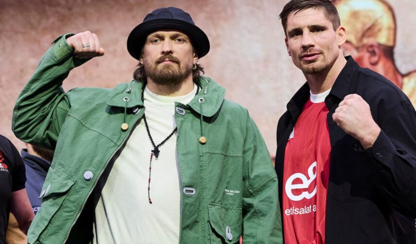 Ołeksandr Usyk i Rico Verhoeven